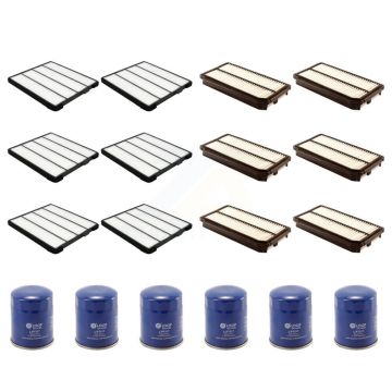 6x Air + 6x Cabin + 6x Engine Oil Filter (18 Total) Kit For 2003-2004 Honda Odyssey KFM-103717