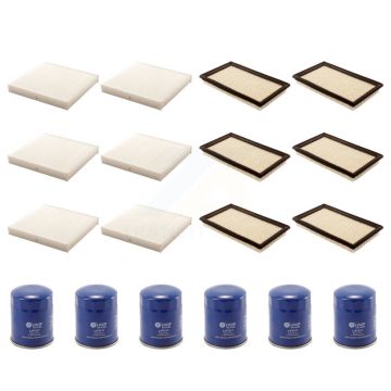 6x Air + 6x Cabin + 6x Engine Oil Filter (18 Total) Kit For Nissan Sentra Altima Murano KFM-103718