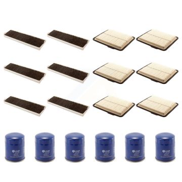 6x Air + 6x Cabin + 6x Engine Oil Filter (18 Total) Kit For Saturn Vue KFM-103719