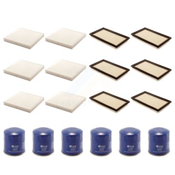 6x Air + 6x Cabin + 6x Engine Oil Filter (18 Total) Kit For Nissan INFINITI X-Trail G35 KFM-103720