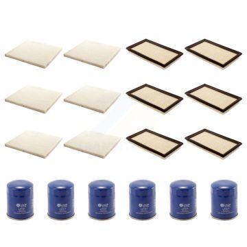 6x Air + 6x Cabin + 6x Engine Oil Filter (18 Total) Kit For 2007 Nissan Altima 3.5L KFM-103723