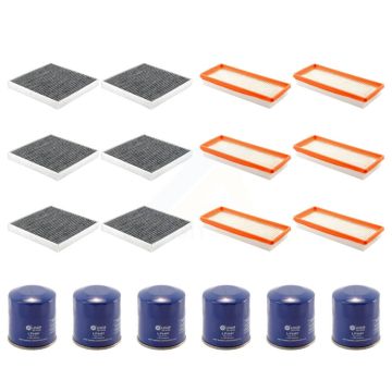 6x Air + 6x Cabin + 6x Engine Oil Filter (18 Total) Kit For Smart Fortwo 1.0L KFM-103732