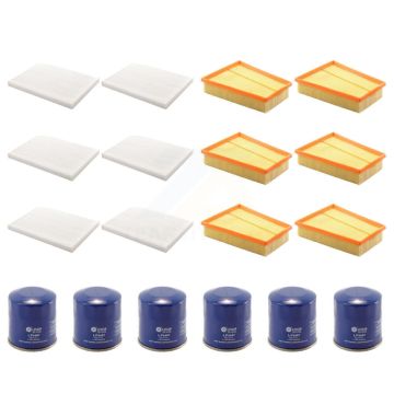 6x Air + 6x Cabin + 6x Engine Oil Filter (18 Total) Kit For 2007-2012 Nissan Sentra 2.0L KFM-103737