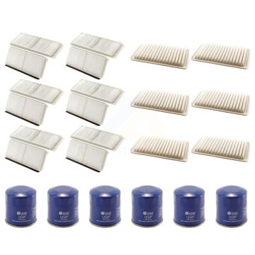 6x Air + 6x Cabin + 6x Engine Oil Filter (18 Total) Kit For 2011-2014 Mazda 2 KFM-103740