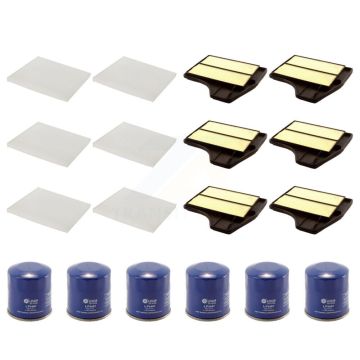 6x Air + 6x Cabin + 6x Engine Oil Filter (18 Total) Kit For Nissan Altima KFM-103744