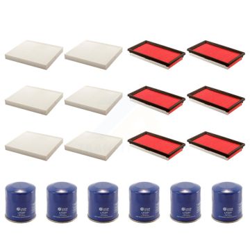6x Air + 6x Cabin + 6x Engine Oil Filter (18 Total) Kit For INFINITI Q50 KFM-103746