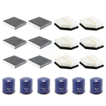 6x Air + 6x Cabin + 6x Engine Oil Filter (18 Total) Kit For Nissan Rogue KFM-103762