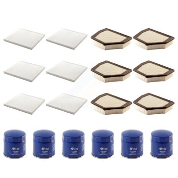 6x Air + 6x Cabin + 6x Engine Oil Filter (18 Total) Kit For 2008-2010 Saturn Vue 3.6L KFM-103775