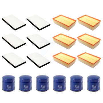 6x Air + 6x Cabin + 6x Engine Oil Filter (18 Total) Kit For 2012 Chevrolet Impala 3.6L KFM-103778