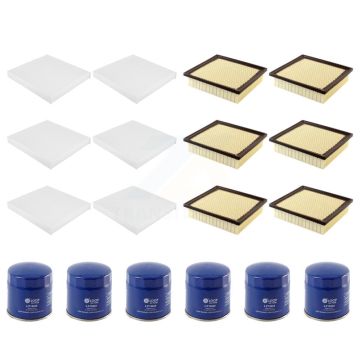 6x Air + 6x Cabin + 6x Engine Oil Filter (18 Total) Kit For Jeep Grand Cherokee Dodge KFM-103789