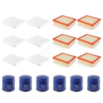 6x Air + 6x Cabin + 6x Engine Oil Filter (18 Total) Kit For 2015-2022 Ram ProMaster City KFM-103797