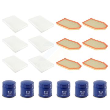 6x Air + 6x Cabin + 6x Engine Oil Filter (18 Total) Kit For Dodge Charger Challenger 300 KFM-103798