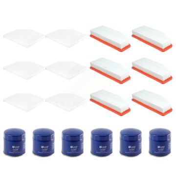 6x Air + 6x Cabin + 6x Engine Oil Filter (18 Total) Kit For 2019-2022 Jeep Cherokee 2.0L KFM-103806