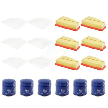 6x Air + 6x Cabin + 6x Engine Oil Filter (18 Total) Kit For 2019-2022 Jeep Cherokee 2.4L KFM-103807