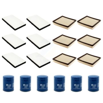 6x Air + 6x Cabin + 6x Engine Oil Filter (18 Total) Kit For Chevrolet Impala Monte Carlo KFM-103811