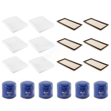 6x Air + 6x Cabin + 6x Engine Oil Filter (18 Total) Kit For Dodge Caliber KFM-103813
