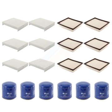 6x Air + 6x Cabin + 6x Engine Oil Filter (18 Total) Kit For Ford Mustang KFM-103832