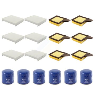6x Air + 6x Cabin + 6x Engine Oil Filter (18 Total) Kit For 2010 Ford Mustang 4.6L KFM-103835
