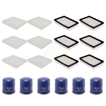 6x Air + 6x Cabin + 6x Engine Oil Filter (18 Total) Kit For Toyota Corolla Prius Prime C KFM-103843