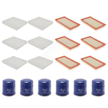 6x Air + 6x Cabin + 6x Engine Oil Filter (18 Total) Kit For Toyota RAV4 Corolla Camry KFM-103847