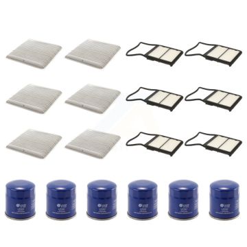 6x Air + 6x Cabin + 6x Engine Oil Filter (18 Total) Kit For 2004-2009 Toyota Prius KFM-103853