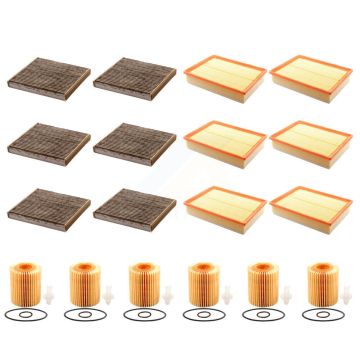 6x Air + 6x Cabin + 6x Engine Cartridge Oil Filter (18 Total) Kit For Toyota 4Runner KFM-103895