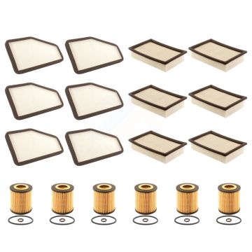 6x Air + 6x Cabin + 6x Engine Cartridge Oil Filter (18 Total) Kit For Mazda Tribute KFM-103906