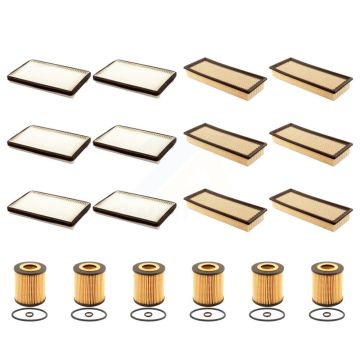 6x Air + 6x Cabin + 6x Engine Cartridge Oil Filter (18 Total) Kit For Ford Escape KFM-103909