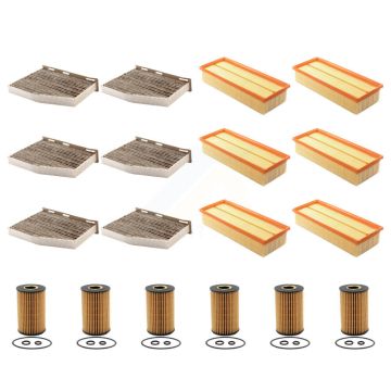 6x Air + 6x Cabin + 6x Engine Cartridge Oil Filter (18 Total) Kit For Volkswagen Passat KFM-103912