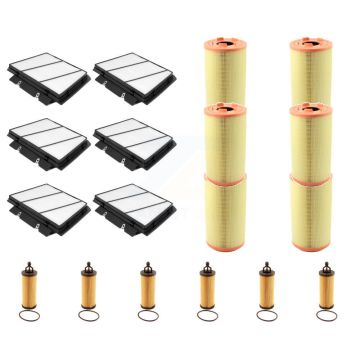 6x Air + 6x Cabin + 6x Engine Cartridge Oil Filter (18 Total) Kit For Ram ProMaster 2500 KFM-103929