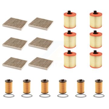 6x Air + 6x Cabin + 6x Engine Cartridge Oil Filter (18 Total) Kit For Chevrolet Cruze KFM-103999