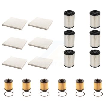 6x Air + 6x Cabin + 6x Engine Cartridge Oil Filter (18 Total) Kit For Chevrolet Cobalt KFM-104003