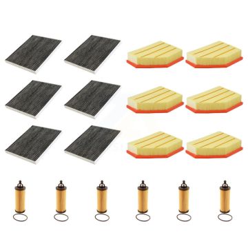 6x Air + 6x Cabin + 6x Engine Cartridge Oil Filter (18 Total) Kit For Chrysler Pacifica KFM-104005