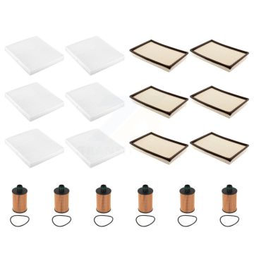6x Air + 6x Cabin + 6x Engine Cartridge Oil Filter (18 Total) Kit For 14-15 Ram 1500 3.0L KFM-104010