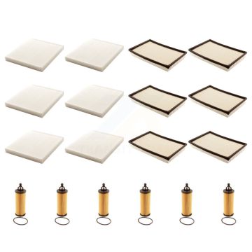 6x Air + 6x Cabin + 6x Engine Cartridge Oil Filter (18 Total) Kit For Ram 1500 Classic KFM-104011