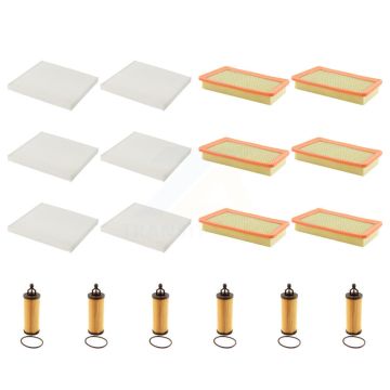 6x Air + 6x Cabin + 6x Engine Cartridge Oil Filter (18 Total) Kit For Chrysler 200 3.6L KFM-104013