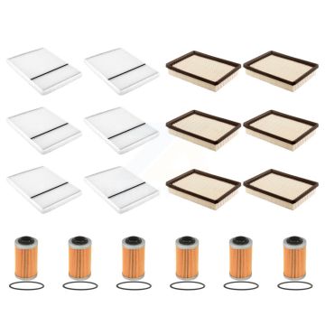 6x Air + 6x Cabin + 6x Engine Cartridge Oil Filter (18 Total) Kit For Oldsmobile Aurora KFM-104023
