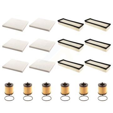 6x Air + 6x Cabin + 6x Engine Cartridge Oil Filter (18 Total) Kit For Chevrolet HHR KFM-104028
