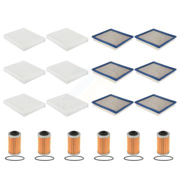 6x Air + 6x Cabin + 6x Engine Cartridge Oil Filter (18 Total) Kit For Chevrolet Colorado KFM-104046