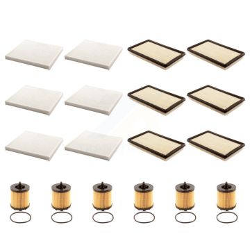 6x Air + 6x Cabin + 6x Engine Cartridge Oil Filter (18 Total) Kit For Saturn Ion KFM-104050