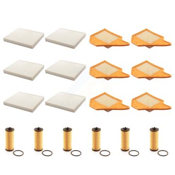 6x Air + 6x Cabin + 6x Engine Cartridge Oil Filter (18 Total) Kit For Dodge Grand Caravan KFM-104073