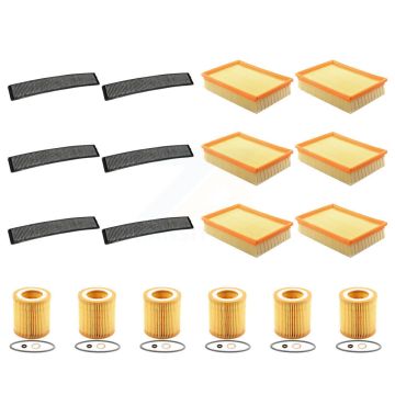 6x Air + 6x Cabin + 6x Engine Cartridge Oil Filter (18 Total) Kit For 2006 BMW 330i 330Ci KFM-104085