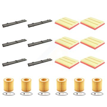 6x Air + 6x Cabin + 6x Engine Cartridge Oil Filter (18 Total) Kit For BMW 335i xDrive KFM-104103