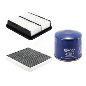 1x Air + 1x Cabin + 1x Engine Oil Filter Filter (3 Total) Kit For Hyundai Elantra N 2.0L KFM-104155