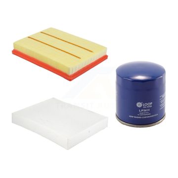 1x Air + 1x Cabin + 1x Engine Oil Filter Filter (3 Total) Kit For Ford Escape Bronco KFM-104158