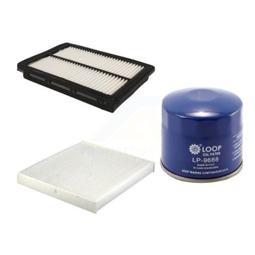 1x Air + 1x Cabin + 1x Engine Oil Filter Filter (3 Total) Kit For Hyundai Sonata Kia KFM-104164