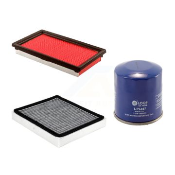 1x Air + 1x Cabin + 1x Engine Oil Filter Filter (3 Total) Kit For INFINITI Q50 2 Required KFM-104184