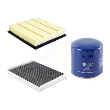 1x Air + 1x Cabin + 1x Engine Oil Filter Filter (3 Total) Kit For Ford F-350 Super Duty KFM-104188