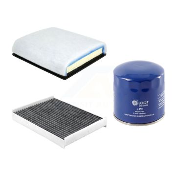 1x Air + 1x Cabin + 1x Engine Oil Filter Filter (3 Total) Kit For Ford F-450 Super Duty KFM-104190