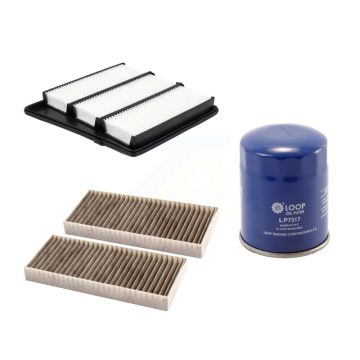 1x Air + 1x Cabin + 1x Engine Oil Filter Filter (3 Total) Kit For Nissan TITAN XD 5.6L KFM-104193